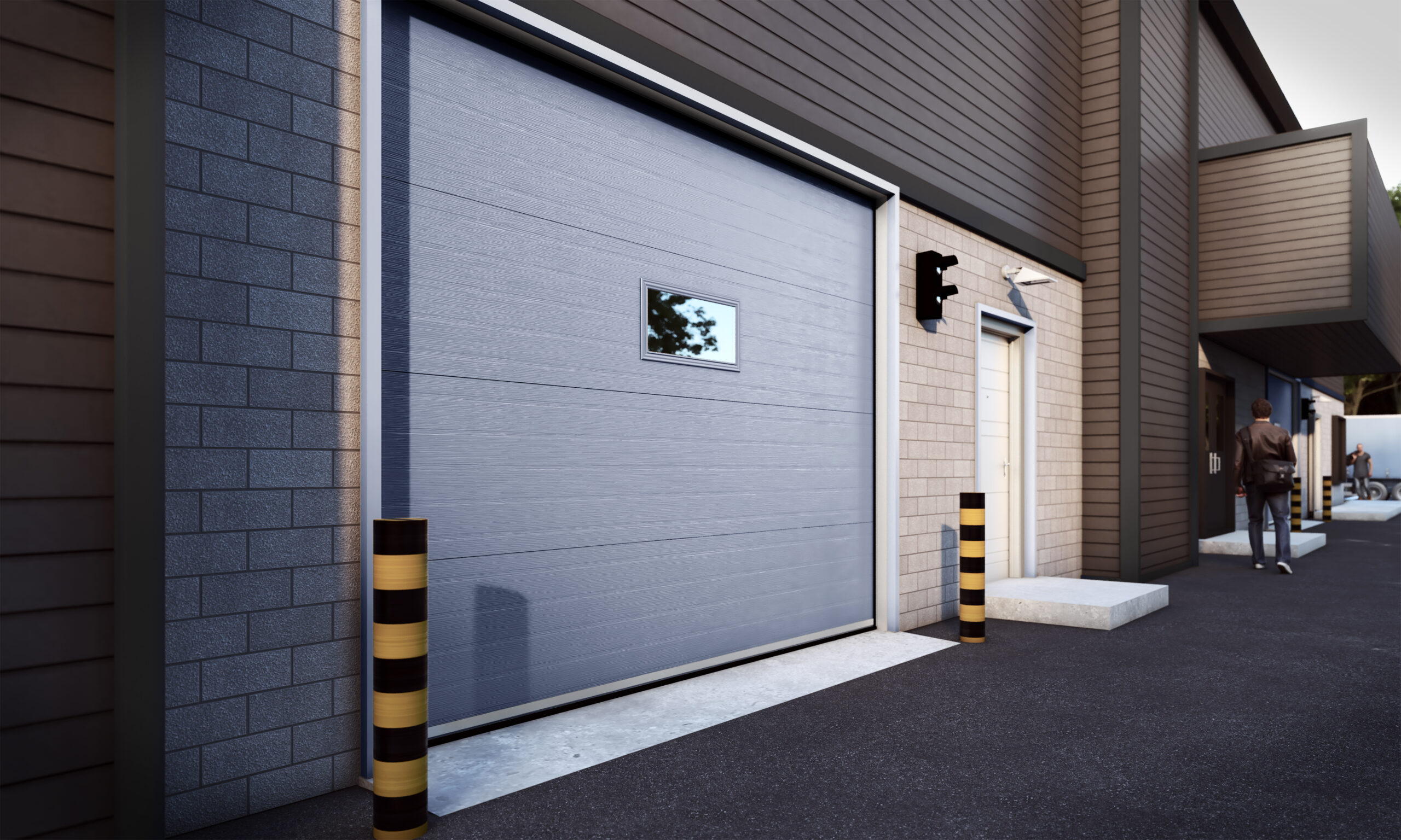 Portes de garage commerciales : GX-175-MG (R-16)